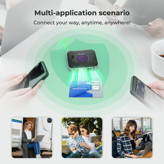 Eiotclub 5G SIM Card enabling mobile hotspot connectivity anytime, anywhere.