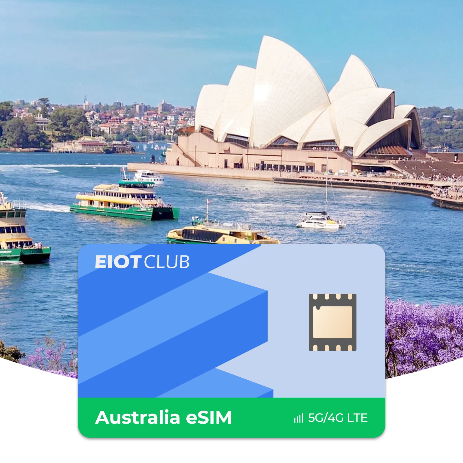 Australia Prepaid Travel eSIM - 4G/5G Data, Hotspot, No Roaming Fees, Telstra & Optus