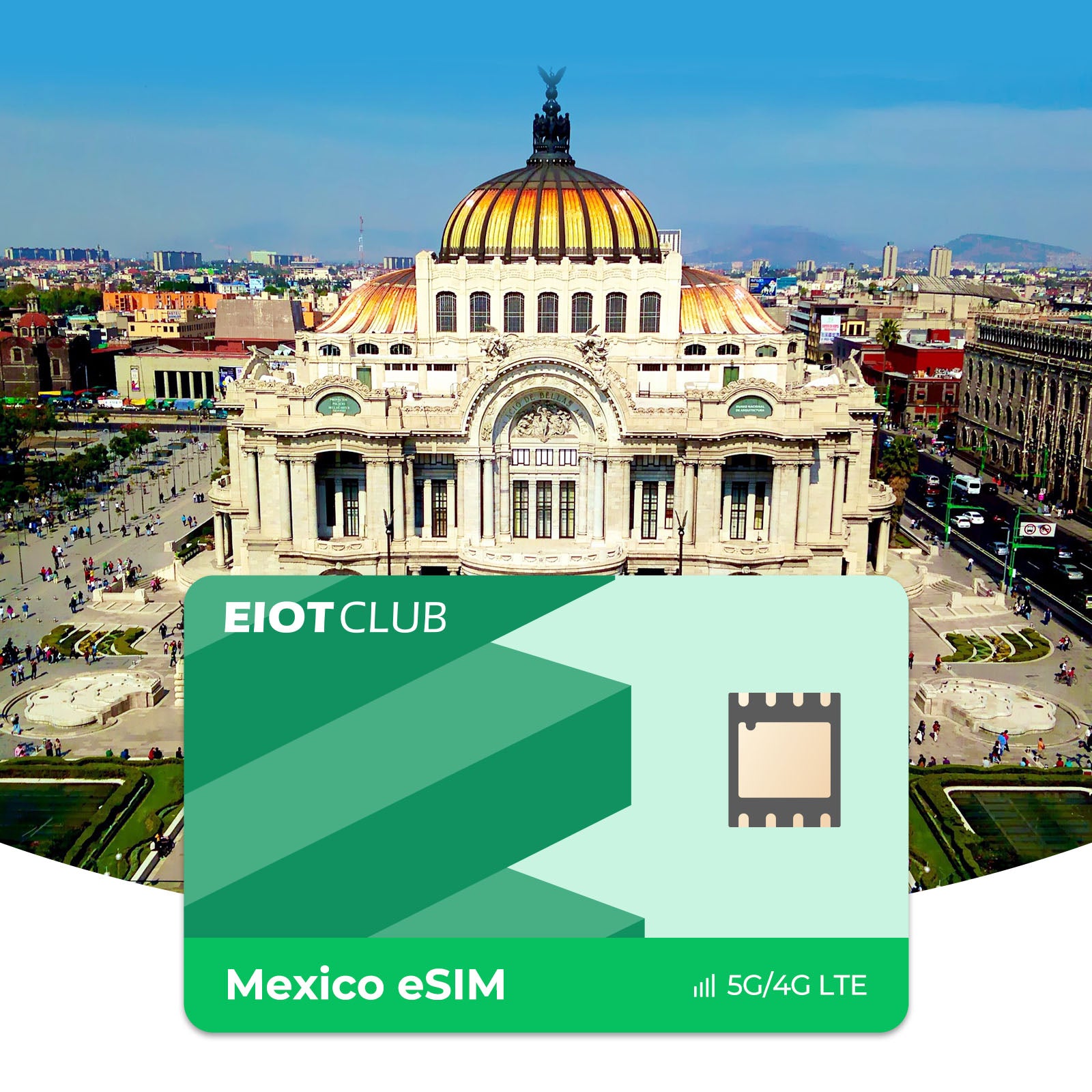 Mexico Prepaid eSIM - 4G/5G Travel Data, Hotspot, No Roaming Fees, Movistar Support