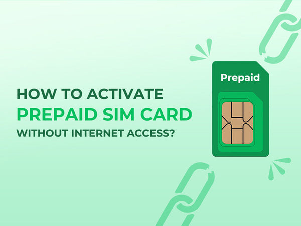 a prepaid SIM card and broken chain links.