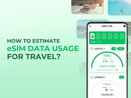 旅行時のeSIMデータ使用量を見積もる方法