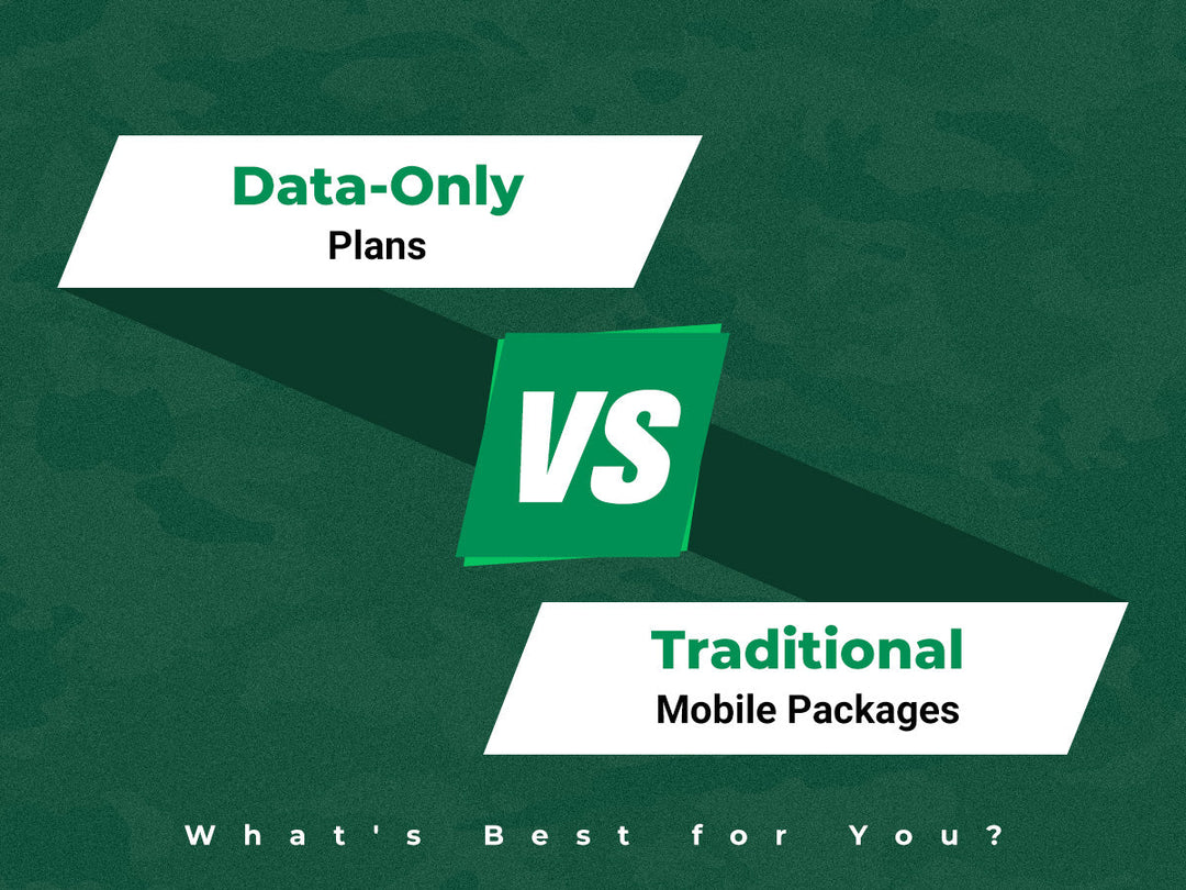 Data-Only Plans vs. Traditional Mobile Packages: What's Best for You?
