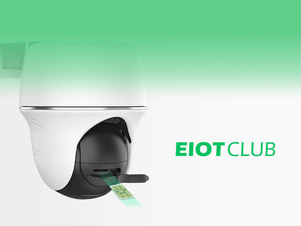 A working prepaid SIM card and security camera