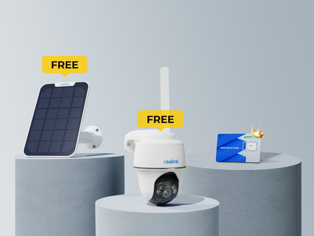 Buy a Reolink SIM Card, and Get Reolink Go PT Plus for Free
