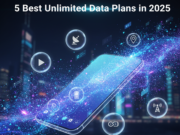 2025年のベスト5無制限データプラン