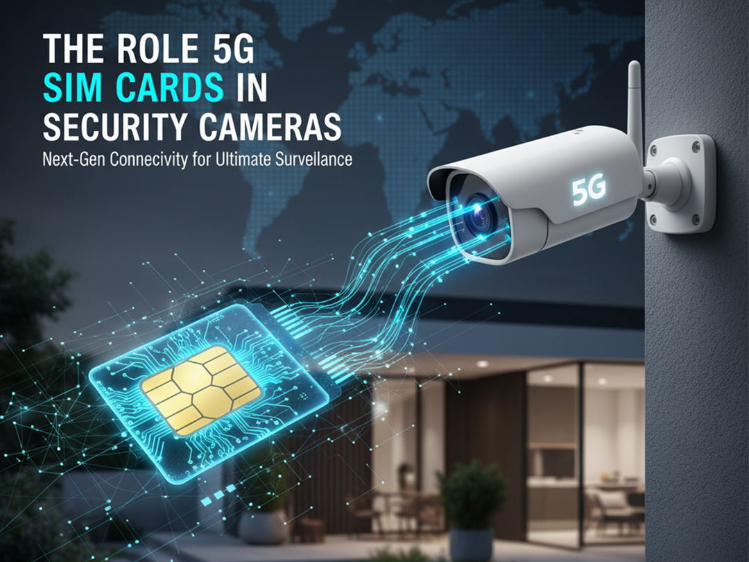 防犯カメラにおける5G SIMカードの役割