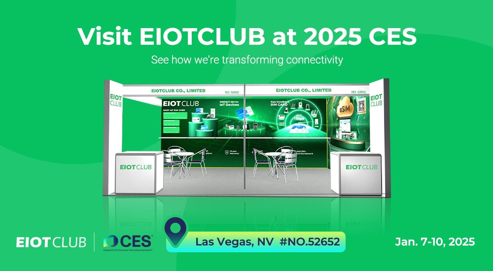 A digital rendering of a green and white trade show booth with tables and chairs set up in front.