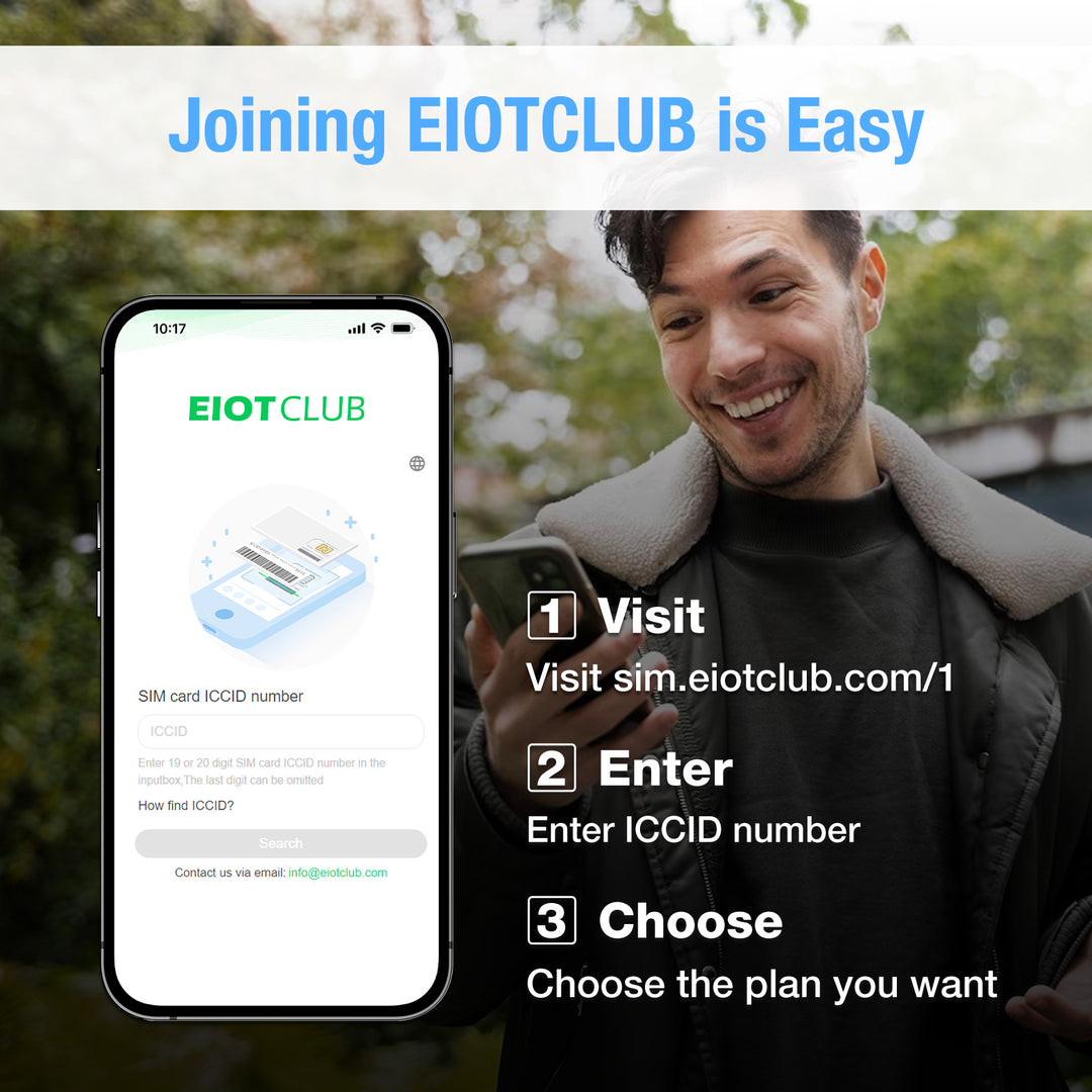 Eiotclub® Prepaid Data Only SIM Card, Support AT&T and T-Mobile