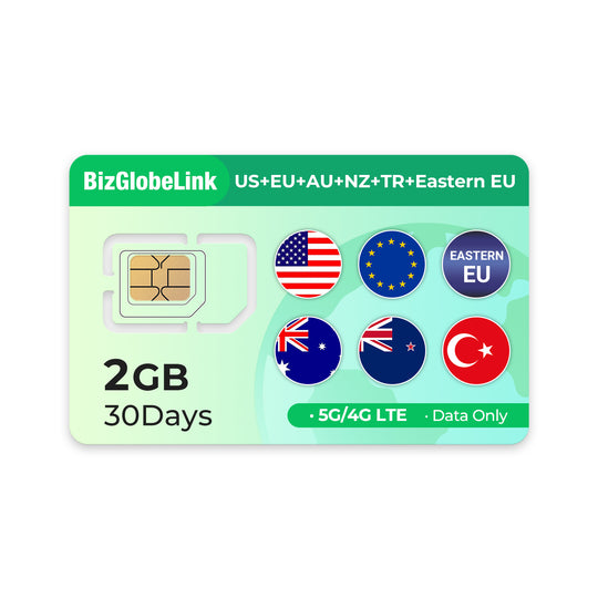 Eiotclub BizGlobeLink SIM カード: ビジネス旅行に必須の国際 SIM