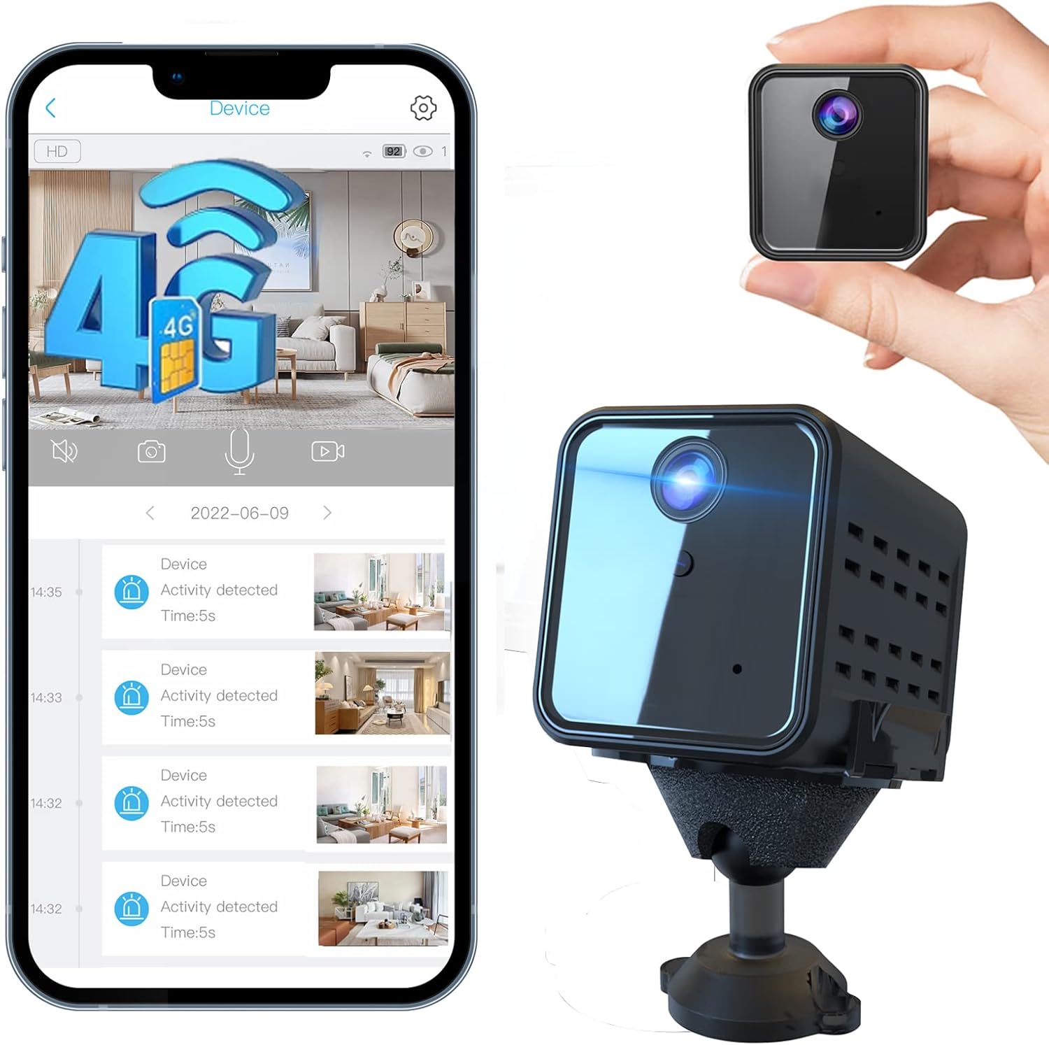 javiscam 4G No WiFi Security Camera