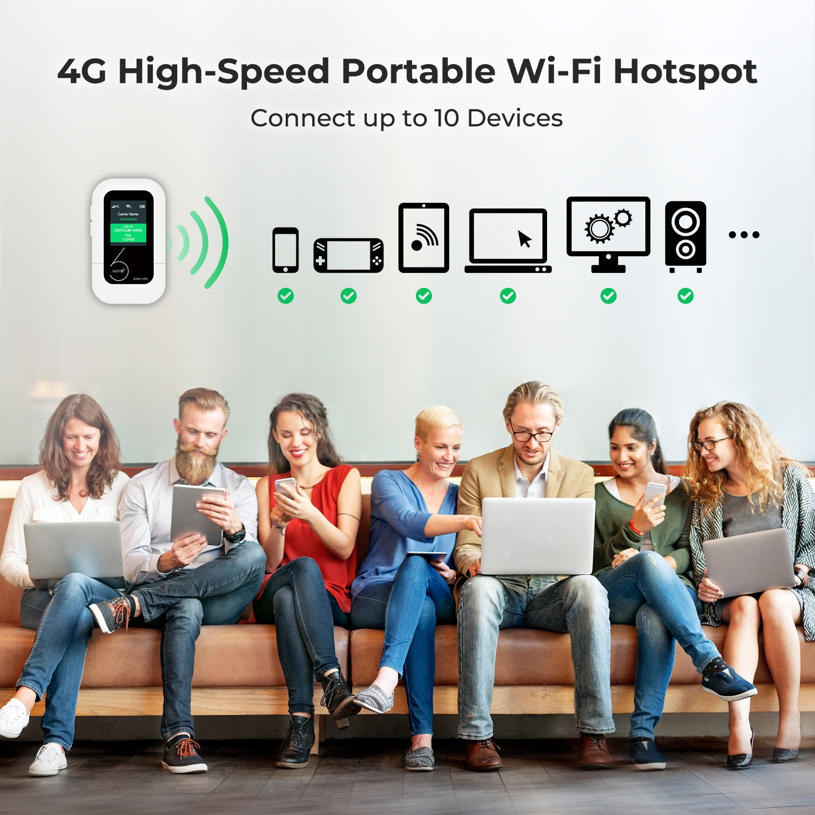 4G LTE Mobile Hotspot for Travel and Home Use | No Contract – EIOTCLUB