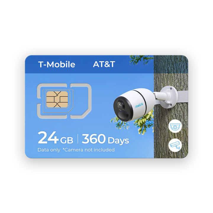 4G SIM Card for Security Camera, Support AT&T,  and T-Mobile Network