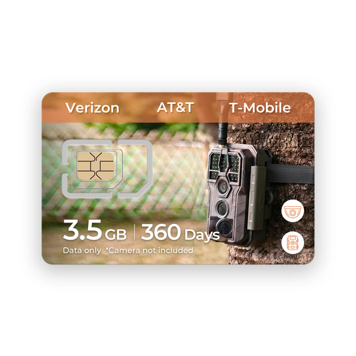 4G dataonly SIM card for trail cameras