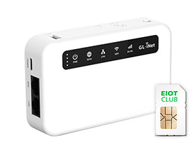 Eiotclub トラベルルーター（24GB 360日間SIMカード付き）＆GL-XE300 グローバルルーターバンドル