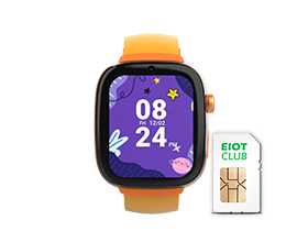 EIOTCLUB Kids Smart Watch MX3 (US Version) - 4G Video Call, GPS Tracker with Pre-installed SIM Card & 7-Day Free Trial - School Mode, SOS, IP68 Waterproof Children Smartwatch