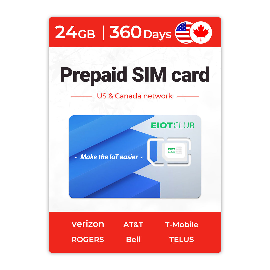 Eiotclub 米国およびカナダ プリペイド SIM カード