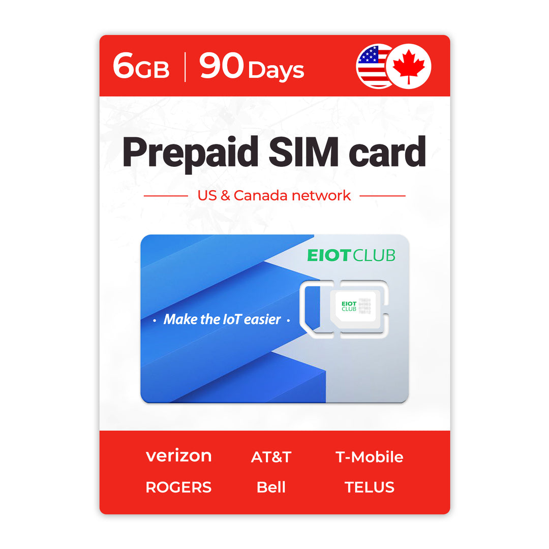 Eiotclub 米国およびカナダ プリペイド SIM カード