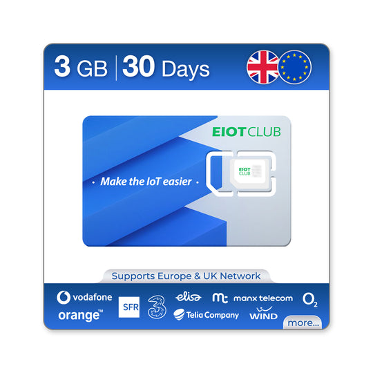 Eiotclub Europe SIM Card - support for more than 30 countries in Europe