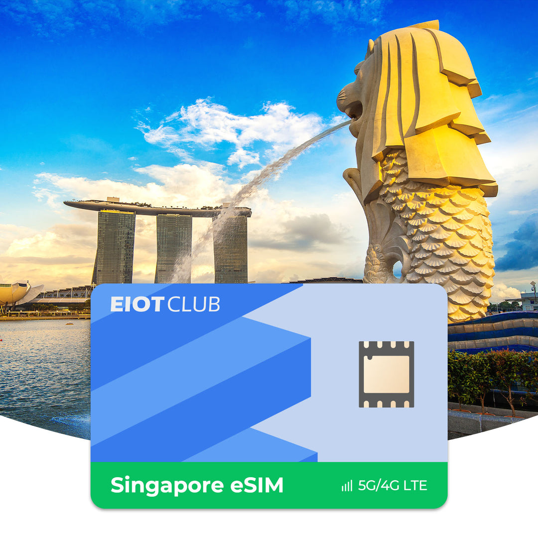 Singapore eSIM - Best Travel Data Plan, 4G/5G Speed, No Roaming Fees, Support Singapore Telecom