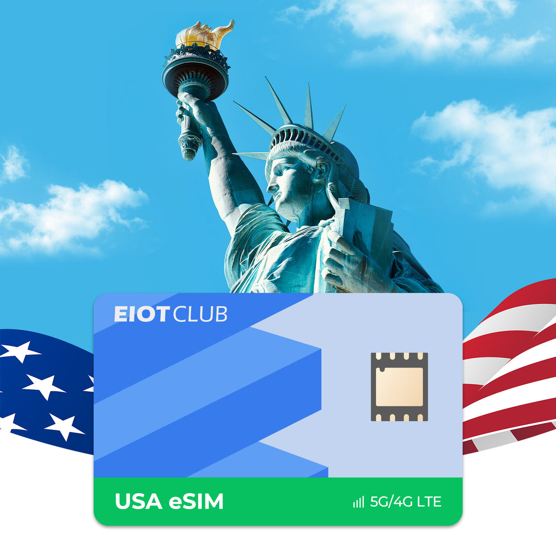 USA Travel eSIM for Unlocked Phones - 4G/5G,Support AT&T, T-mobile,Verizon- Easy Activation, No Roaming Fees