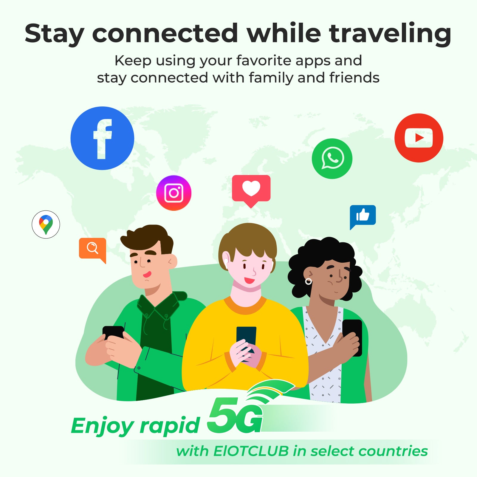 USA eSIM | Prepaid Unlimited Data | AT&T & T-Mobile – EIOTCLUB