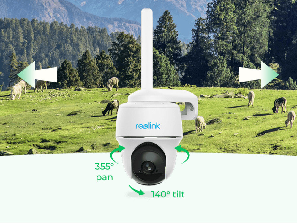 reolink go pt plus wide angle of view