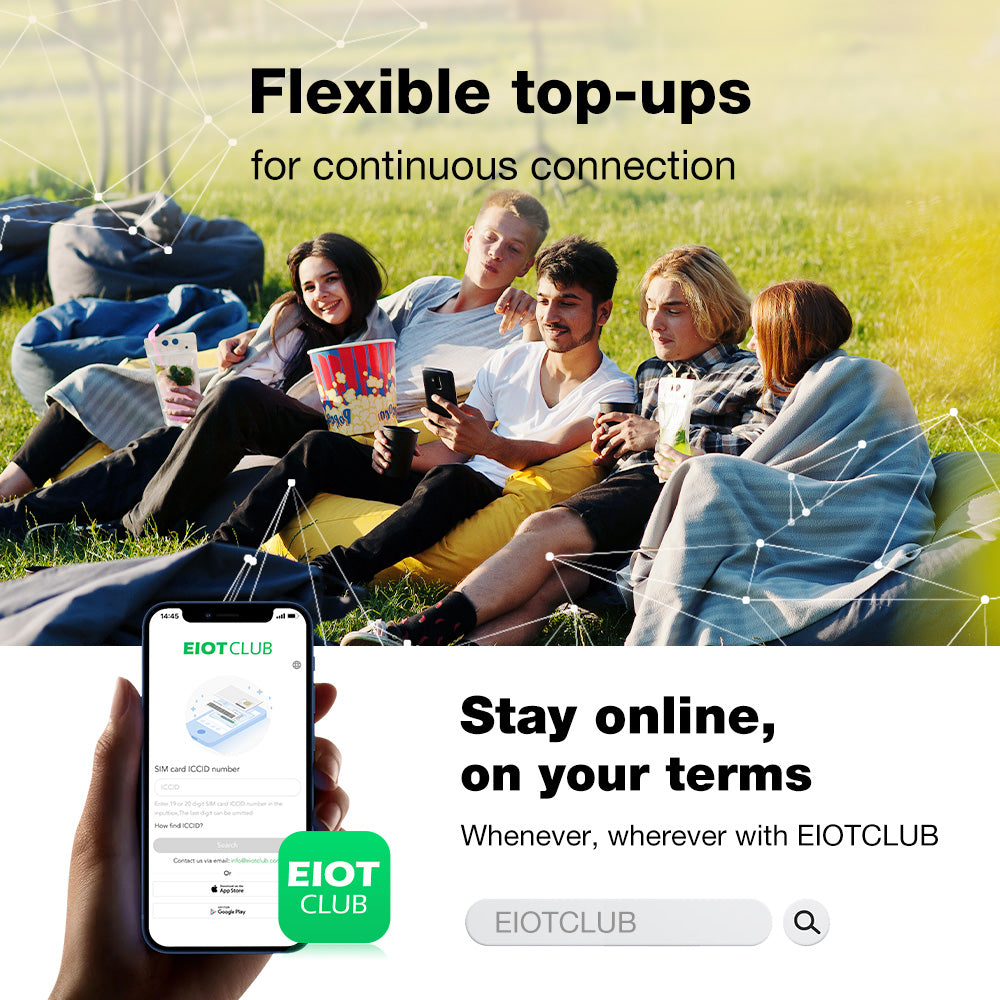 Eiotclub 4G US Connect SIM Card: High-Speed Mobile Hotspot SIM for USA