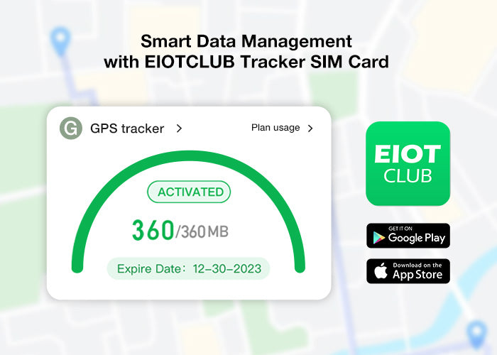 Eiotclub GPS Tracker SIM Card-Customizable Data Plans for Effortless Asset  Tracking