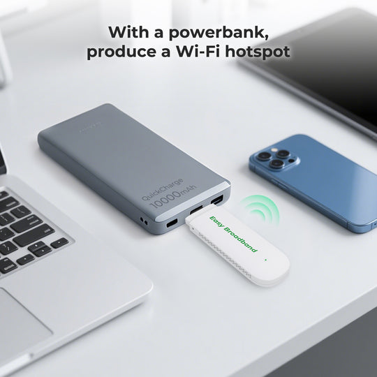 EIOTCLUB 4G LTE USB WiFi 6 Dongle - Portable Mobile Hotspot, 150Mbps High-Speed Portable WiFi with Pre-Installed SIM & No-Contract Data Plans, Support 10 Devices, for Travel, Car, Business, US Only