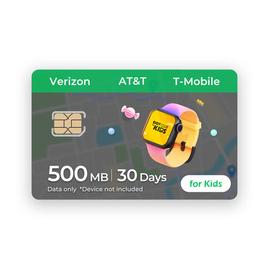 Eiotclub Flexible Kids Smartwatch & Multi-Network SIM Card Options