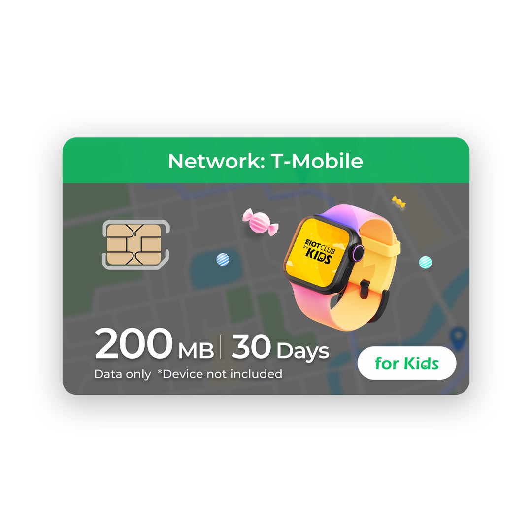 Eiotclub Flexible Kids Smartwatch & Multi-Network SIM Card Options
