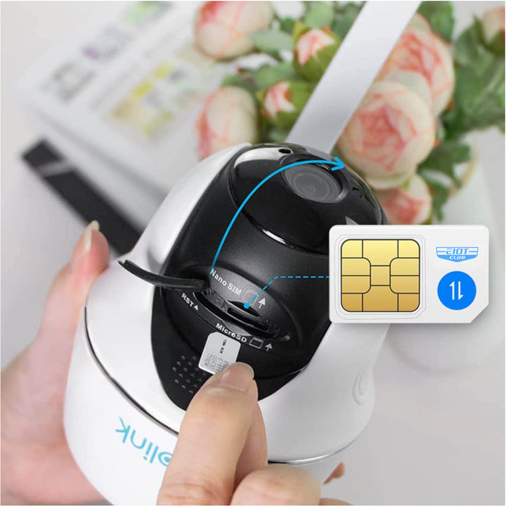 Eiotclub® 4G AT&T, T-Mobile Security Camera SIM Card, 6GB 3 Months Data ...